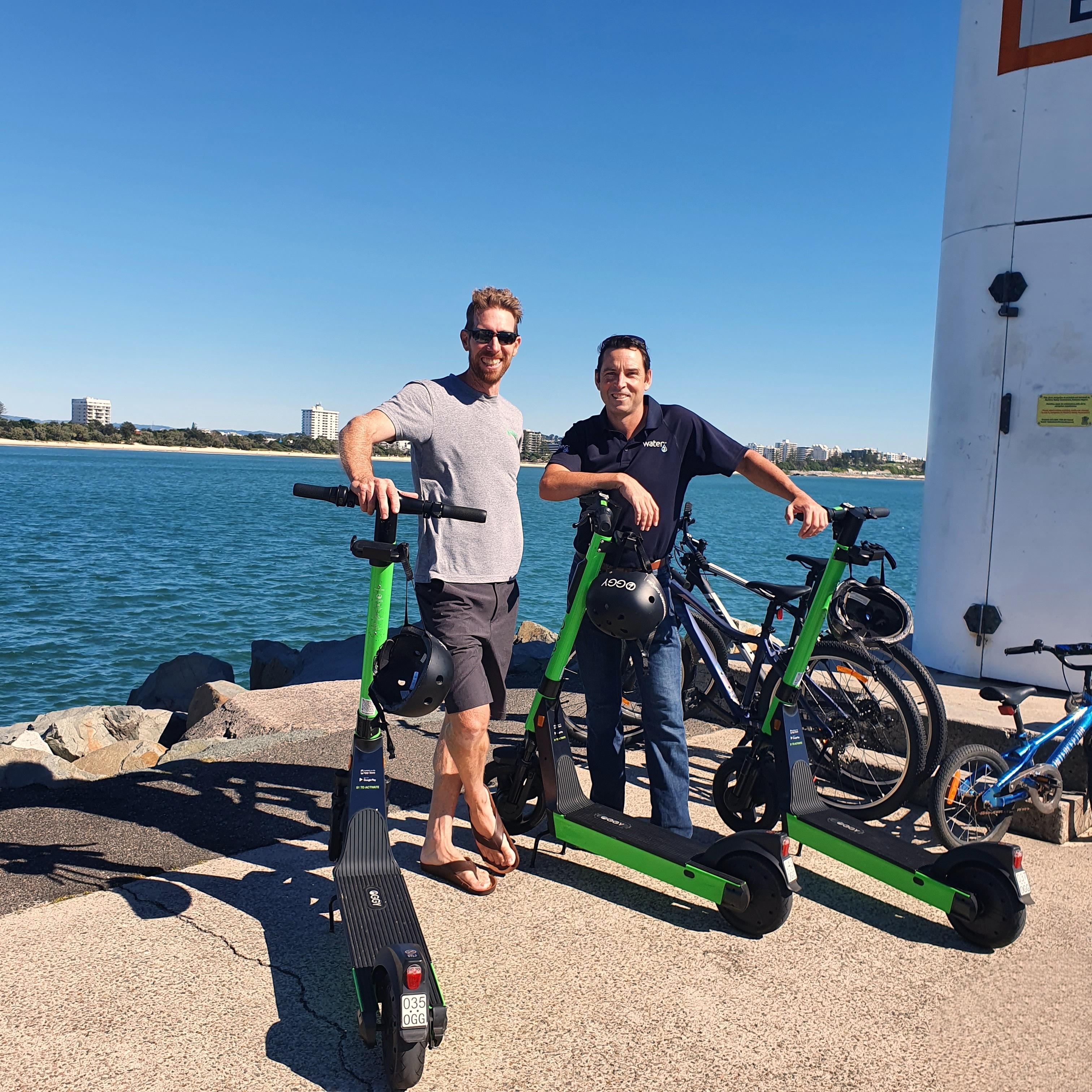Visit Noosa Electric scooters rideshare or private hire